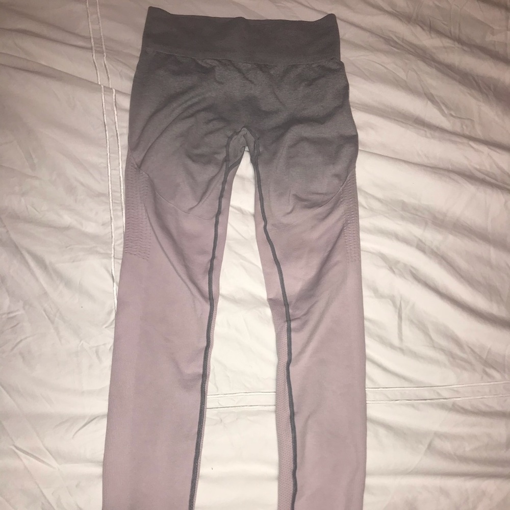 Gymshark Pink/Grey Ombré Leggings